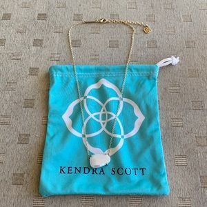 KS white isla necklace white iridescent